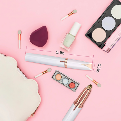Painless Electric Eyebrow trimmer  with LED Light for Women
